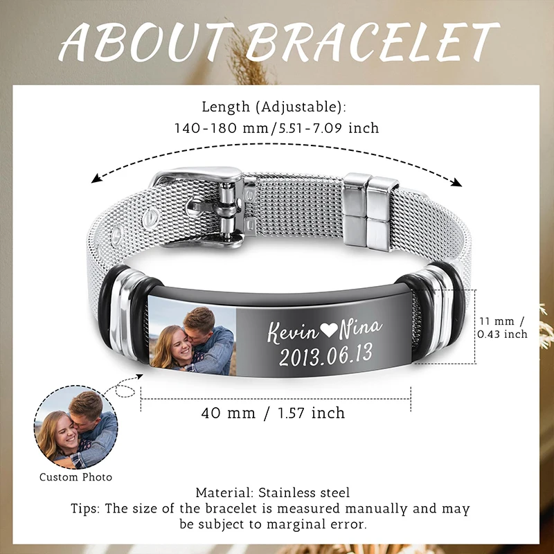 Lien – Bracelet Photo Personnalisé – Image 4