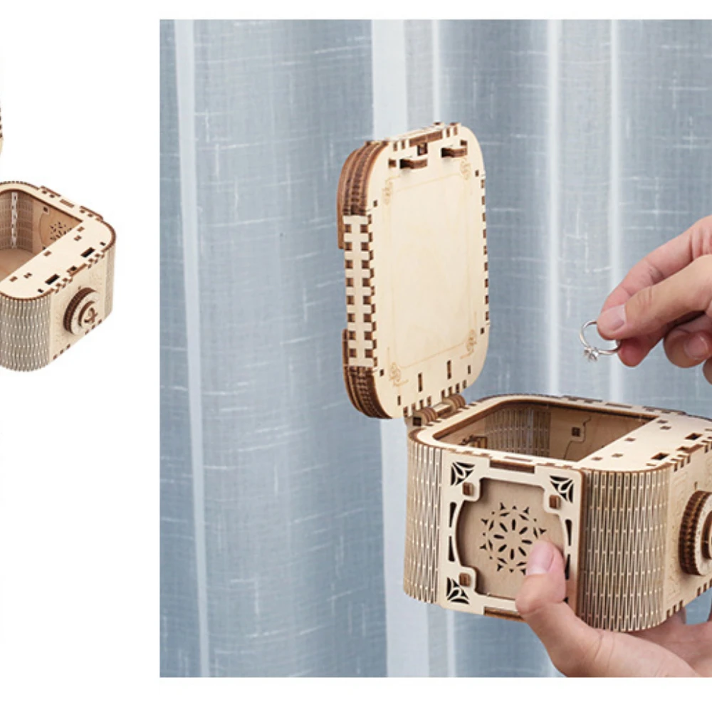 Le Secret – Boîte Puzzle Mécanique en Bois – Image 3