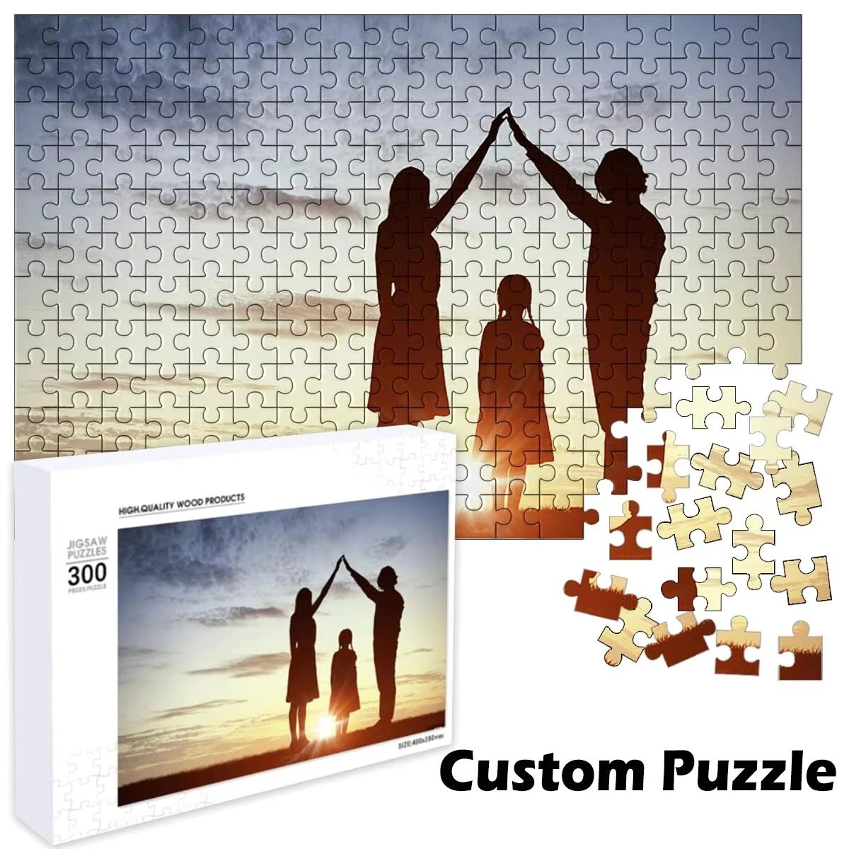 Puzzle photo personnalisé 500–2000 pièces