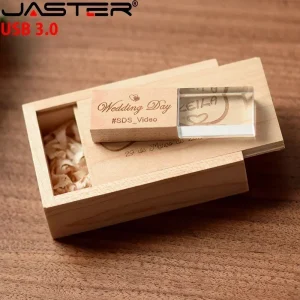 Mémoire – Clé USB Personnalisée en Bois & Coffret